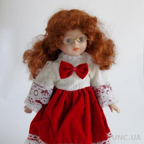 Антикварная коллекционная фарфоровая кукла Gretta, 1980-е гг., Germany
