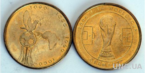 ЧМ по футболу 2006 памятная медаль команда Того