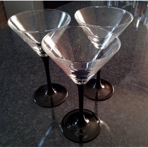 Келихи бокали для мартіні Luminarc 3 шт. по 140 мл Франція