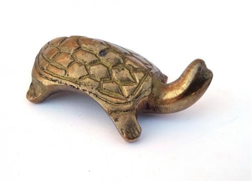 Колекційна мініатюра фігурка Черепаха бронза Germany Yh09