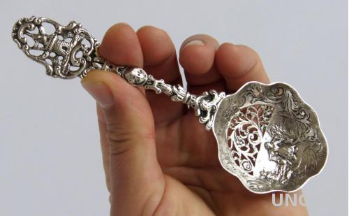 Коллекционная ложка Muhle серебро 800 прба Germany
