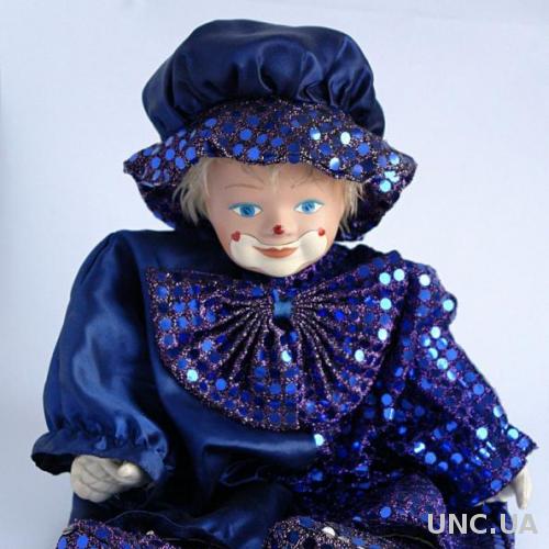 Кукла коллекционная Клоун №1, фарфор, Германия
