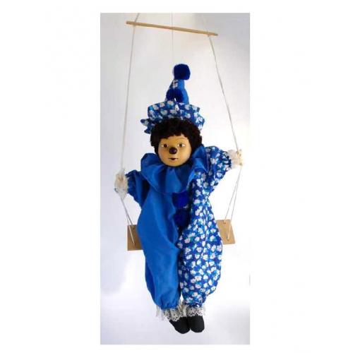 Лялька колекційна Клоун на гойдалці, №8, порцеляна, Німеччина