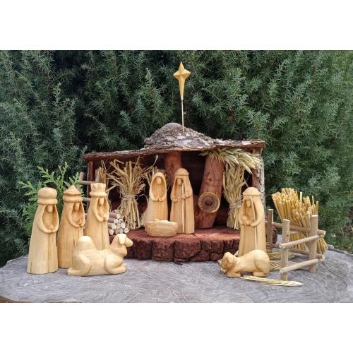 Різдвяний вертеп Шопка дерево різьба №51