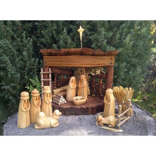 Домашній Різдвяний вертеп Шопка дерево різьба №53