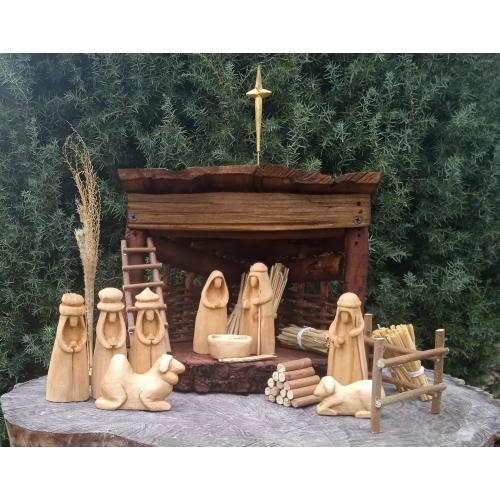Різдвяний вертеп Шопка дерево різьба №57