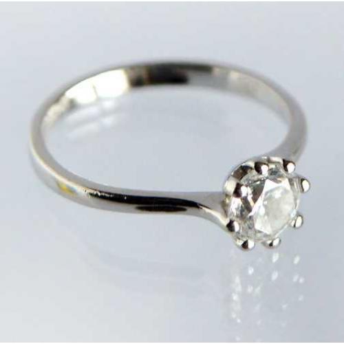 Срібна каблучка кілечко солітер циркон 925 проба England