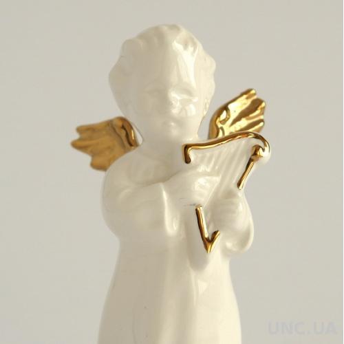 Статуетка Ангелок з арфою, порцеляна, Goebel, Germany