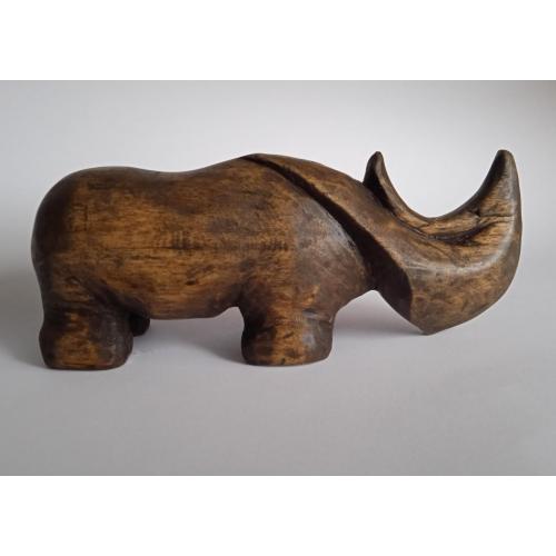 Статуетка Носоріг Rhinoceros дерево ручна робота різьба