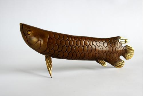 Статуэтка Рыба Fisch бронза Германия