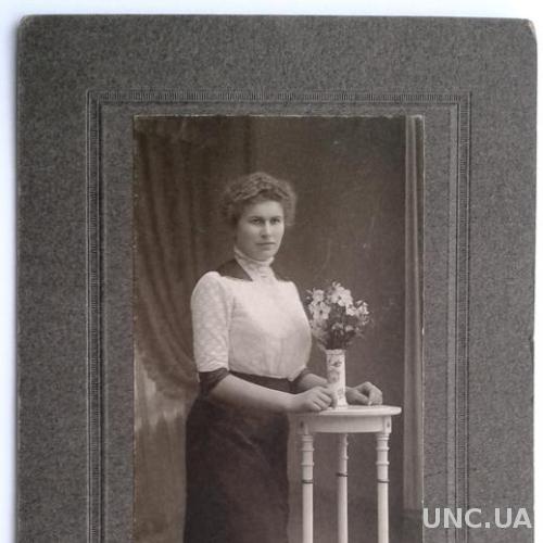 Кабинетка большой формат Женский портрет 1900-е гг., Germany, Fv8.1
