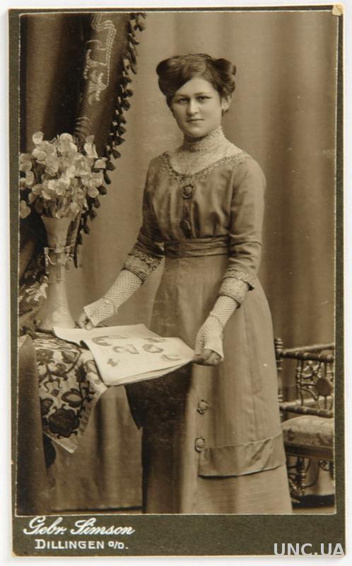 Кабинетка Кабинет Портрет 1900-е гг., Dillingen, Germany, fB
