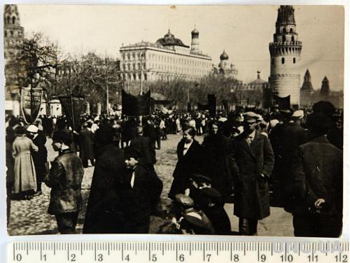 Открытка На Красной площади 1930-е гг., СССР