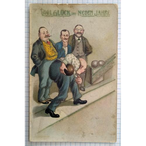 Поштова картка З Новим роком поч.ХХ ст. Німеччина Si11