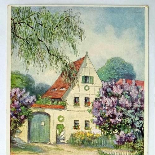 Поштова карточка листівка открытка Літній будиночок поч. ХХ ст. Germany Yu30
