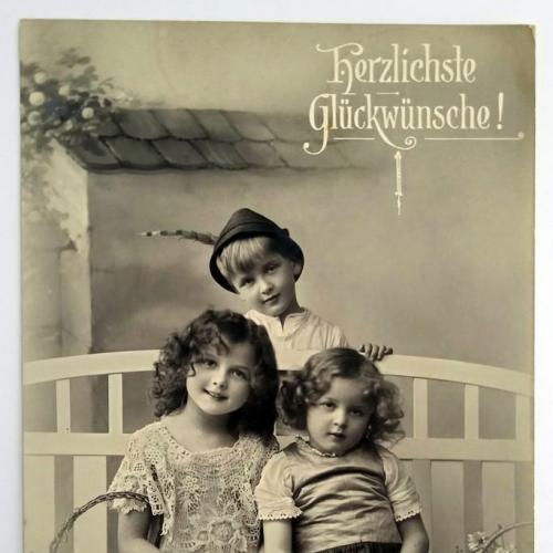 Поштова карточка листівка открытка Вітання 1913 рік Germany Yu77