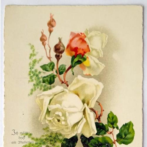 Поштова карточка листівка открытка З Днем Матері 1929 рік Germany Yu10