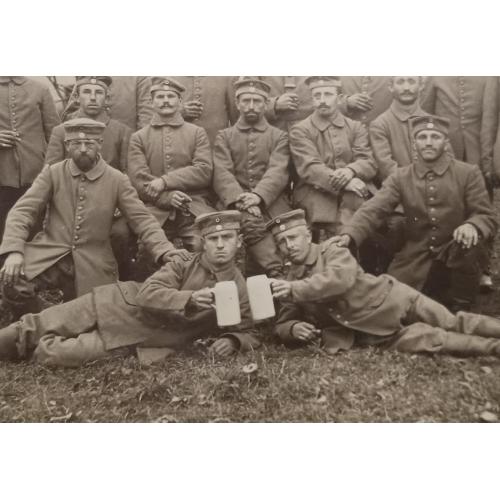 Старе групове фото Пиво та тютюн Перша світова війна Німеччина Si03