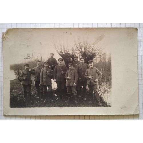 Старе групове фото Тютюн і Люльки 1916 р. Німеччина Sb13