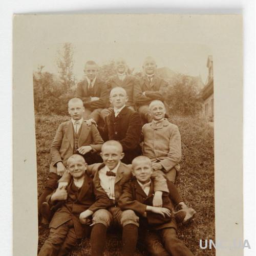 Старинное фото Подростки, нач. ХХ века Германия