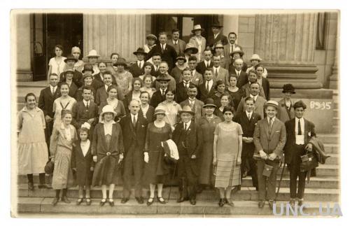 Старинное групповое фото 1920-е Германия