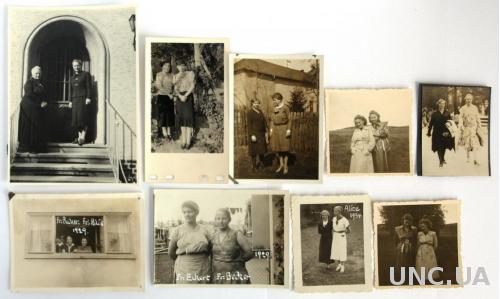 Старинные фото, 9 штук, 1920-30-е гг., Германия
