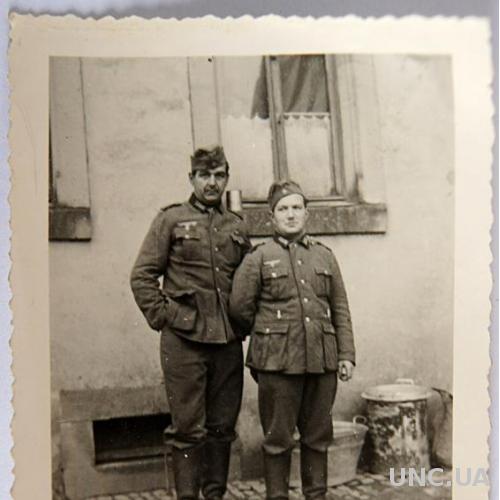 Старое фото Друзья Вторая мировая война Германия fB
