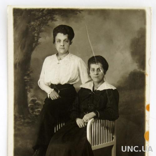 Старое фото Мать и дочь нач. ХХ в.Germany