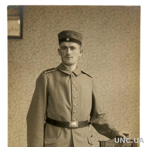 Старое фото Первая мировая Солдат 1910-е Germany
