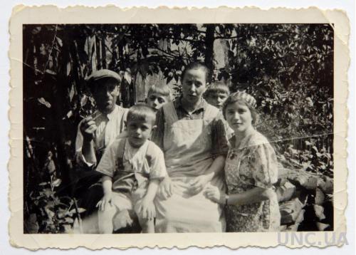 Старое фото Семья немецких селян 1939 г Германия