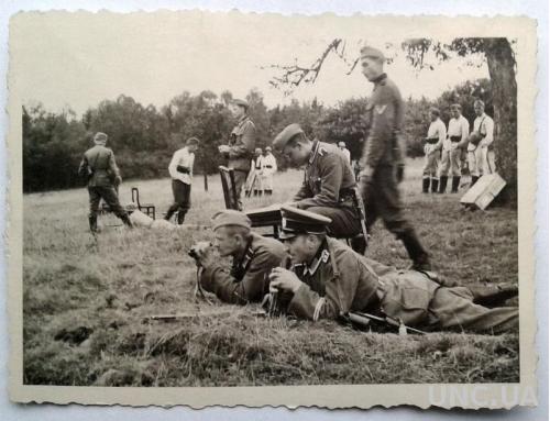 Старое фото Стрельбы Вторая мировая война Германия nB
