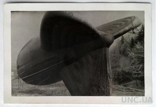 Старое фото Заградительный аэростат Вторая мировая война Германия nB
