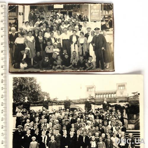 Старые групповые фото 2 шт, 1920-30-е гг, Германия