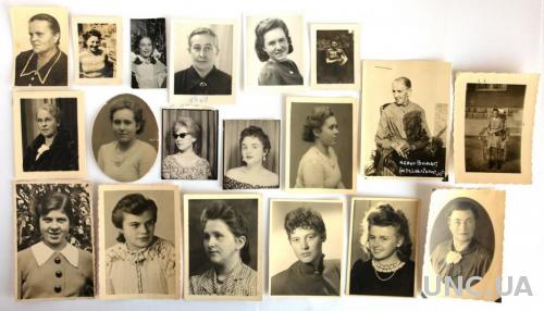 Старые женские фотопортреты 19 шт ср ХХ в Германия