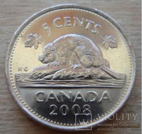 5 центів 2008 КАНАДА