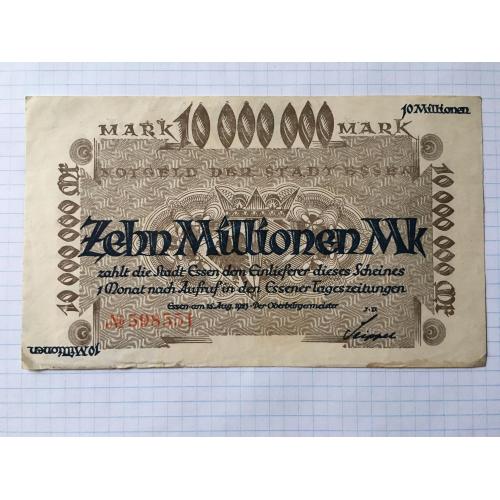 10 млн марок 1923
