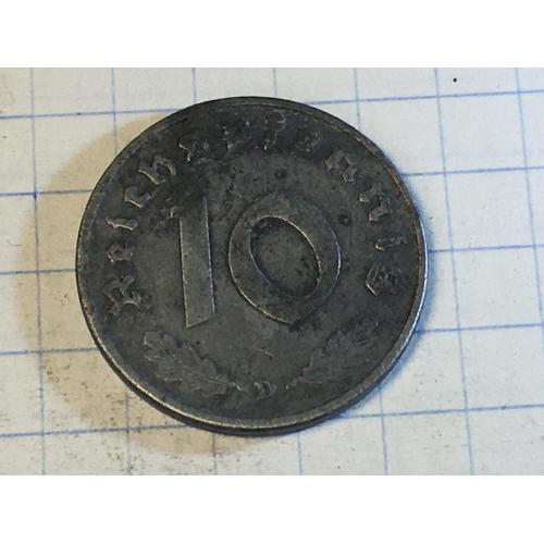 10 рейхспфеннигов 1941 D Германия