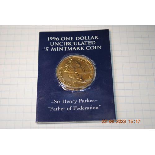 1 долар Сідней 1996 рік Генрі Паркс