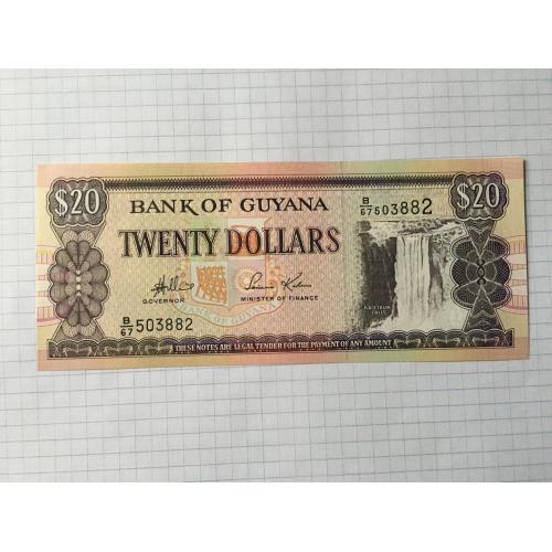 Гайана 20 доларів 2019