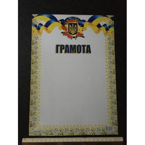 Грамота бланк