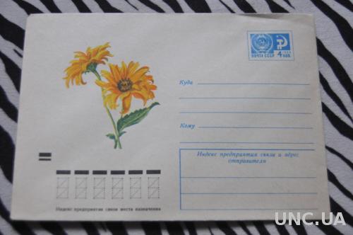 Конверт почтовый СССР 1972 Гелиопсис 