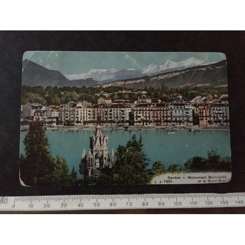 Листівка Швейцарія Женева