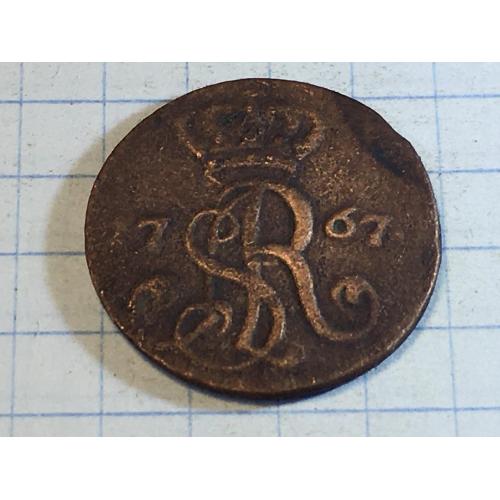 Монета 1767 року 1 Грош