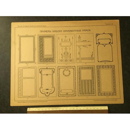 Плакат Орнаментні стилі Жуков 1923 
