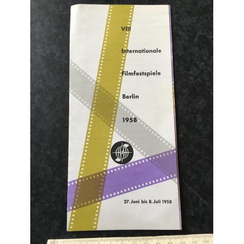 Рекламний буклет Кіно Берлін 1958