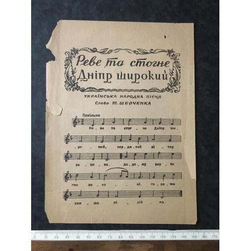 Реве та стогне Дніпр широкий