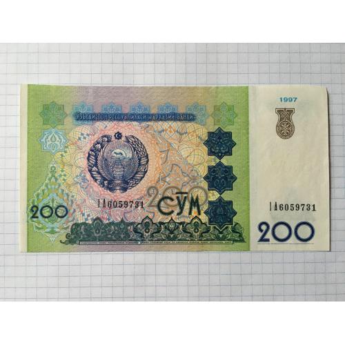 Узбекистан 200 сум 1997