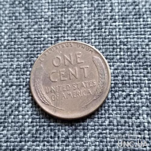 1 цент 1950 США колоски! Пшеничный цент