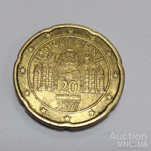 20 евроцентов 2007 Австрия евро центов