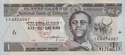Эфиопия 1 быр 2008 UNC